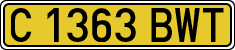 License plates of Spain, Specialty plates