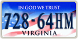 Virginia, In God We Trust (123-45AB)