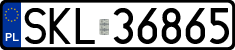 License plates of Poland, Regular car plates