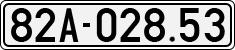 License plate of Vietnam, Cars