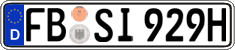 German license plate, Plates for oldtimers (type 