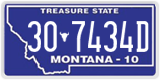 Montana, 1-12345A / 10-1234A