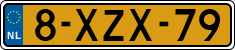 License plate of the Netherlands, Cars