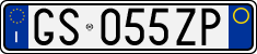 License plate of Italy, Cars (1994 year series)