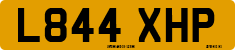 License plate of the United Kingdom, 1983 year system