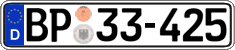German license plate, Authorities and federal agencies