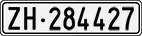 License plate of Switzerland, Cars