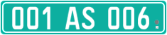 License plate of Georgia, Diplomatic