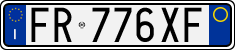 License plate of Italy, Cars (1994 year series)