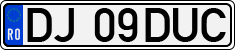 License plate of Romania, Regular plates