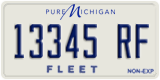 Michigan, Rental Fleet (12345 RF)