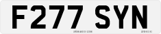 License plate of the United Kingdom, 1983 year system