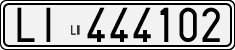 License plate of Italy, Cars (1927 year series)