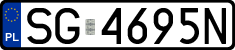 License plates of Poland, Regular car plates