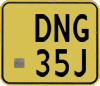License plate of the Netherlands, Mopeds