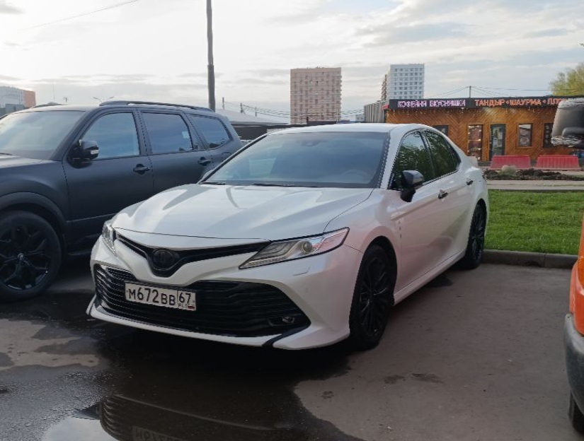 м 672 вв 67, Toyota Camry 8th gen (XV70), 2017–