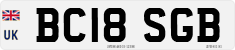 License plate of the United Kingdom, 2001 year system