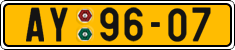 License plate of the Czech Republic, Commercial vehicles (1960)