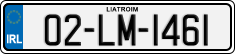 License plate of Ireland, Regular plates