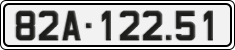 License plate of Vietnam, Cars