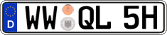 German license plate, Plates for oldtimers (type 