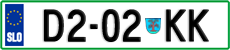 License plate of Slovenia, Trailers