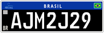 License plate of Brazil, Oldtimers (Mercosul)