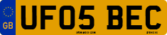 License plate of the United Kingdom, 2001 year system