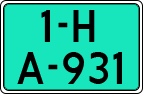License plate of the Netherlands, Dealer (Regular)