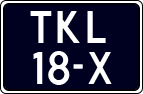 License plate of the Netherlands, Agricultural vehicles