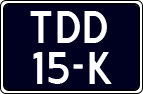 License plate of the Netherlands, Agricultural vehicles
