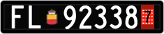 License plate of Liechtenstein, Provisional