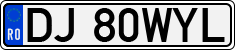 License plate of Romania, Regular plates