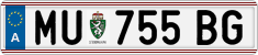 License plate of Austria, Regular plates