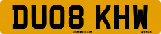License plate of the United Kingdom, 2001 year system