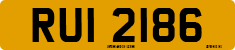 License plate of the United Kingdom, Northern Ireland (1966)