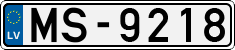 License plate of Latvia, Regular car plates