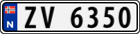 License plate of Norway, Trailers, motorcycles, special vehicles