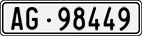 License plate of Switzerland, Cars
