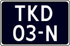 License plate of the Netherlands, Agricultural vehicles