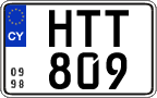 License plate of Cyprus, Regular plates
