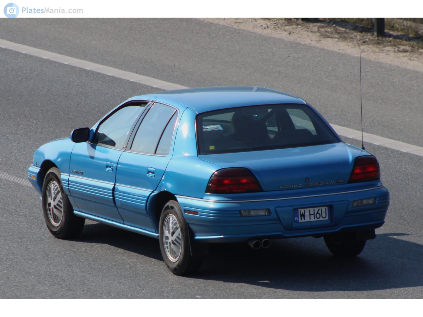 W H6U, Pontiac Grand Am 4th gen 4-door Sedan (N-body), 1991–1995