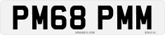 License plate of the United Kingdom, 2001 year system