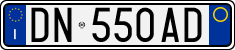 License plate of Italy, Cars (1994 year series)