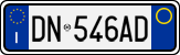 License plate of Italy, Cars (1994 year series)