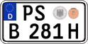 German license plate, Plates for oldtimers (type 