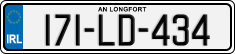 License plate of Ireland, Regular plates