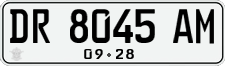 License plate of Indonesia, Regular plates