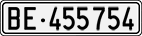License plate of Switzerland, Cars