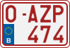 License plate of Belgium, Regular plates (2010)